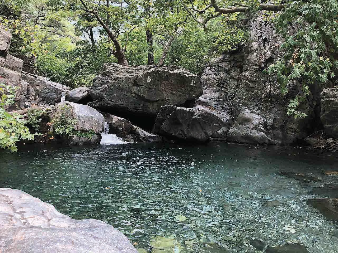 Şahindere Kanyonu doğal havuzları